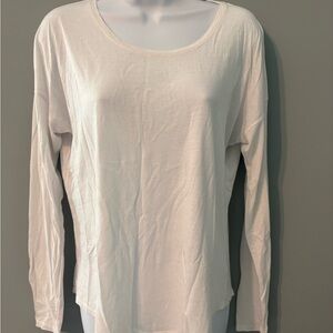 Nordstrom Off-White Long Sleeve Tee